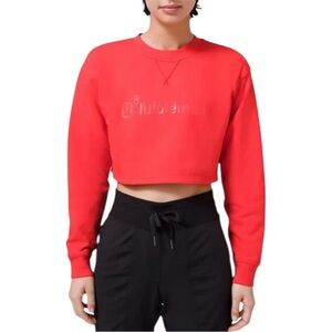 Lululemon All Yours Cropped Crew Lunar New Year size 8